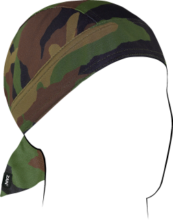 Šátek na hlavu / pirátka ZANHEADGEAR FLYDANNA MICROMESH ZM118, barva camo
