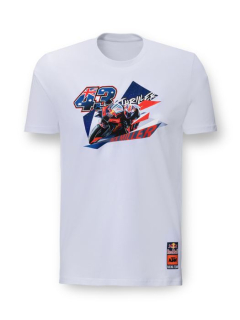 Pánské triko s krátkým rukávem KTM  JACK MILLER T-SHIRT barva bílá
