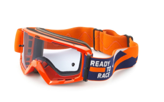 a Dětské motokrosové brýle KTM KIDS RACING GOGGLES OS KOUŘOVÝ OBJEKTIV
