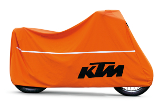 Motocyklová ochranná plachta na motocykl KTM PROTECTIVE OUTDOOR COVER 59012007000, barva oranžová 