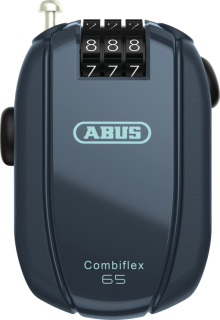 Kompaktní lankový zámek svinovací zámek ABUS Combiflex Midnight blue (délka 65 cm)
