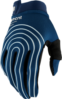 a Motokrosové, BMX, MX, MTB rukavice 100% RIDEFIT REWIND NAVY modré velikost S
