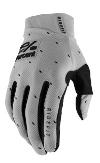 Motokrosové, BMX, MX, MTB rukavice 100% RIDEFIT SLASHER silver