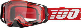 Motokrosové brýle 100% ARMEGA RED čiré sklo 