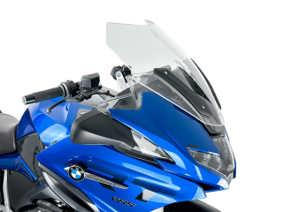 Plexi motocyklu WRS SPORT pro BMW R 1250 RT ABS rok 2021-2023, výška 52 cm až 59 cm, šířka 60 cm, barva čirá