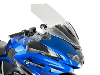 Plexi motocyklu WRS TOURING pro BMW R 1250 RT ABS rok 2021-2023, výška 64 až 71 cm, šířka 66 cm, barva čírá