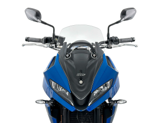 Plexi motocyklu WRS verze SPORT pro motocykly TRIUMPH TIGER SPORT 660 ABS rok 2022-2024, výška 46 cm, šíře 33 cm, barva čirá 