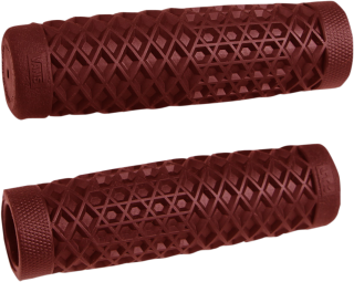 Gripy pro silniční motocykl ODI VANS CULT V-TWIN GRIPS, PRO PRŮMĚR ŘIDÍTEK 25,4 mm (1"), délka 12,5 cm, barva červená, pár