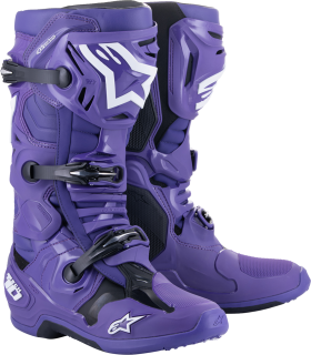 Motokrosové boty ALPINESTARS TECH 10 FIALOVÁ/ČERNÁ