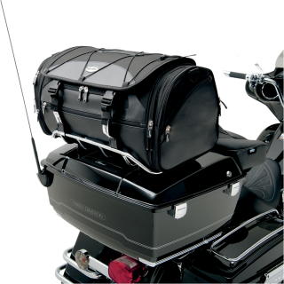 Zadní textilní brašna na motocykl SADDLEMEN TR3300DE Deluxe Rack Bag, objem 54,1 litrů, barva černá 