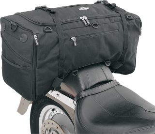 Textilní sedlová brašna na zadní sedlo SADDLEMEN DELUXE SPORT TAIL BAG TS3200DE barva černá, objem 52,4 litrů