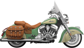 Koncovky výfuku RINEHART RACING MUFFLER SLIP-ON 10 cm (4")  pro INDIAN CHIEF 111 ABS rok 2014-2023 viz popis, barva chrom/černé konce 