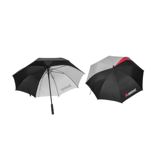 Velký skládací deštník UMBRELLA AKRAPOVIC černá/červená/bílá