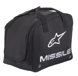 Textilní taška / brašna na přilbu/helmu ALPINESTARS BAG HELMET MISSILE černá/bílá 