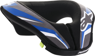 a Dětský chránič krku ALPINESTARS SEQUENCE YOUTH MODRÁ/ČERNÁ vel. S/M pro malé děti od 6-10-ti let