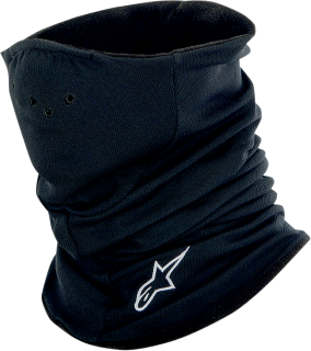 Dvojitý/dvouvrstvý nákrčník do chladného počasí ALPINESTARS NECKWARMER TECH černý 