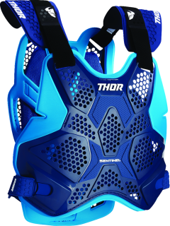 Lehký hrudní / zádový chránič THOR SENTINEL PRO CHEST PROTECTOR  barva navy modrá, velikost XS/S