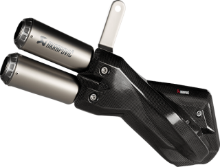 Koncovka výfuku motocyklu AKRAPOVIČ SLIP-ON SERIES  pro DUCATI Multistrada 950 21-23