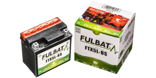 Gelová baterie FULBAT 12V, YTX5L-BS, 4Ah, 70A, bezúdržbová GEL technologie, rozměr 114x71x106