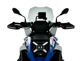 Plexi motocyklu WRS CAPONORD pro BMW R 1300 GS ABS rok 2023-2024 barva kouřová bez deflektorů 