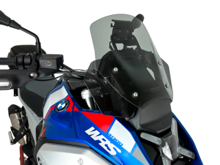 Plexi motocyklu WRS STANDARD pro BMW R 1300 GS ABS rok 2023-2024 barva kouřová bez deflektorů 
