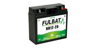 Gelová baterie / motobaterie FULBAT NH12-20 GEL, 12V, 20AH, 170A, rozměr 185X81X170