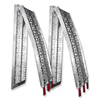 Skládací hliníkové nájezdové rampy pro motocykl skládací SHARK Accessories délka: 225 cm, šířka: 28,5 cm, max. nosnost 680 kg