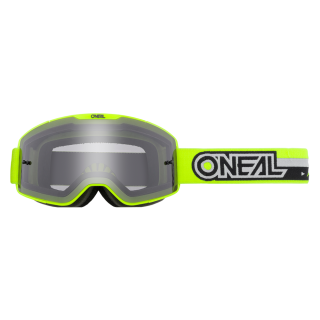 a Motokrosové / MTB brýle ONEAL B-20 neon žluté/černá, kouřově šedé plexi