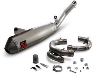 a Kompletní výfuk AKRAPOVIC pro Yamaha YZF 450 rok 2020-2022