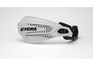 Chrániče páček / kryty páček CYCRA HAND GUARD MX-RACE bílá/černá - pár 