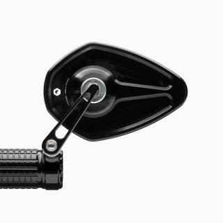 Zpětné zrcátko motocyklu do konců řidítek MOTOGADGET MO.VIEW SPORT 60 FLIP ( otočné ) org.číslo 7004051, pro průměr řidítek 22 mm, 1 kus 