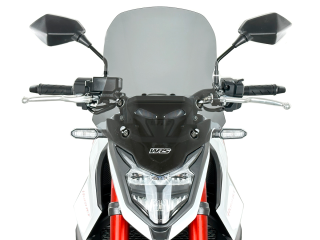 Plexi motocyklu WRS verze TOURING pro HONDA HORNET 750 ABS rok 2023-2024 barva kouřová, výška plexi 43 cm