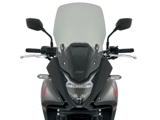 Plexi motocyklu WRS verze CAPONOURD pro HONDA XL 750 TRANSALP ABS rok 2023-2024 barva kouřová, výška plexi 50,5 cm