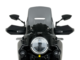 Plexi motocyklu WRS verze TOURING pro HUSQVARNA NORDEN 901 ABS rok 2022-2023 barva tmavě kouřová, výška plexi 33,5 cm 