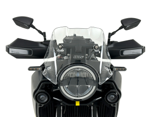 Plexi motocyklu WRS verze ENDURO pro HUSQVARNA NORDEN 901 ABS rok 2022-2023 barva čírá, výška plexi 18,5 cm 