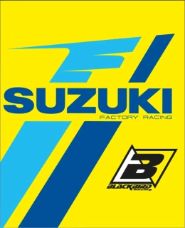 Pratelné potahy na gripy BLACKBIRD GRIP COVERS REPLICA SUZUKI FACTORY RACING pár