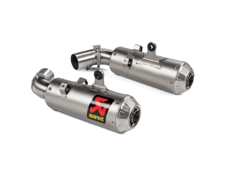 Koncovky výfuku motocyklu AKRAPOVIČ SLIP-ON LINE MUFFLERS pro DUCATI HYPERMOTARD 950/950 SP rok 2019-2024