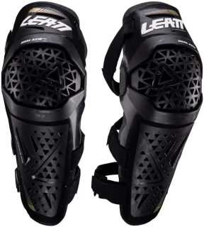 a Ventilační kloubové kolenní chrániče LEATT KNEE GUARD AXIS PRO černé, velikost S/M, pár 