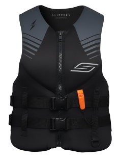 Pánská vesta pro vodní sporty SLIPPERY SURGE VEST černá/šedá velikost XS