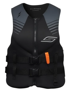 Pánská vesta pro vodní sporty SLIPPERY SURGE VEST černá/šedá velikost S, výška jezdce 167-175 cm, váha 54-63 kg