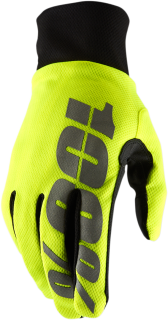 Motokrosové rukavice 100% BRISKER  HYDROMATIC FLUO ŽLUTÁ