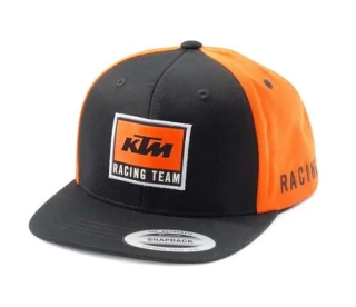Dětská kšiltovka / čepice KTM RED BULL TEAM FLAT CAP OS oranžová/černá, rovný kšilt