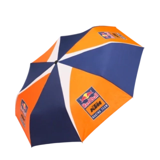 Skládací deštník KTM RED BULL KTM APEX UMBRELLA modrá/oranžová, rozpětí deštníku 95 cm 
