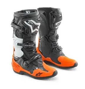 Motokrosové boty ALPINESTARS TECH 10 KTM ČERNÁ/ORANŽOVÁ/BÍLÁ