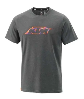 Pánské triko s krátkým rukávem KTM CAMO TEE DARK GREY MELANGE
