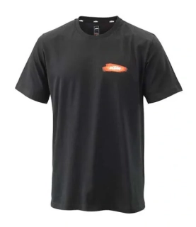 Pánské triko s krátkým rukávem KTM BEAST TEE černá/oranžová