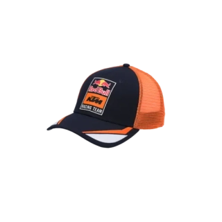 a Pánská čepice - kšiltovka KTM RED BULL KTM TURBO TRUCKER CAP, prohnutý kšilt