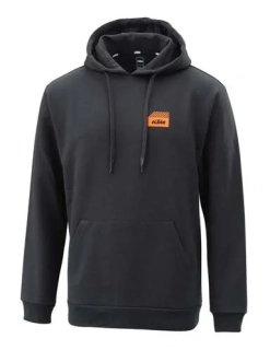 Pánská mikina s kapucí / klokanka KTM MX HOODIE barva černá/oranžová
