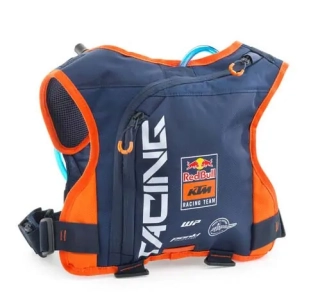 Picí vak KTM REPLICA TEAM ERZBERG HYDRATION PACK, obsah picího vaku 1 litr, modrá/oranžová