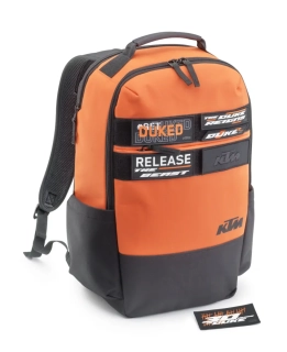 Textilní ruksak / batoh KTM DUKE BAG barva černá/oranžová 